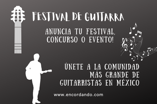 Anuncia tu Festival y/o Concurso!