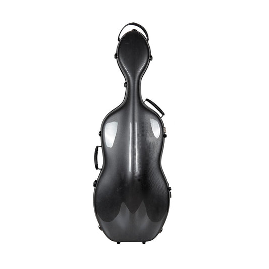 Estuche Crossrock Ultra Fiberglass para Cello Negro